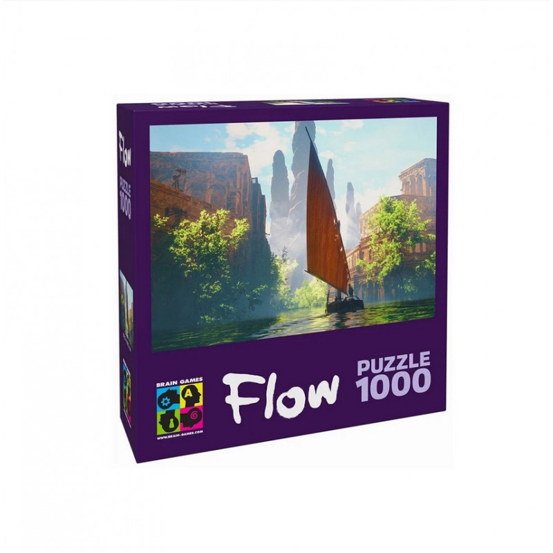 PUZZLE 1000P - FLOW - BATEAU ET BATIMENTS PUZZLE 1000P - FLOW - BATEAU ET BATIMENTS