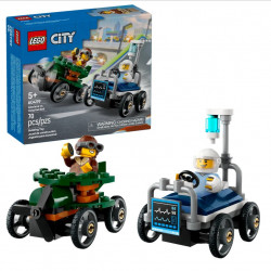 CITY - PACK DE BOLIDES DE COURSE : AVION CONTRE LIT D'HOPITAL