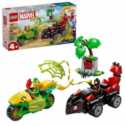 MARVEL - COURSE-POURSUITE ENTRE SPIN ET ELECTRO EN DINO-VEHICULES