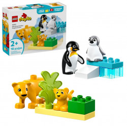 DUPLO - FAMILLES DE ANIMAUX SAUVAGES : PINGOUINS ET LIONS