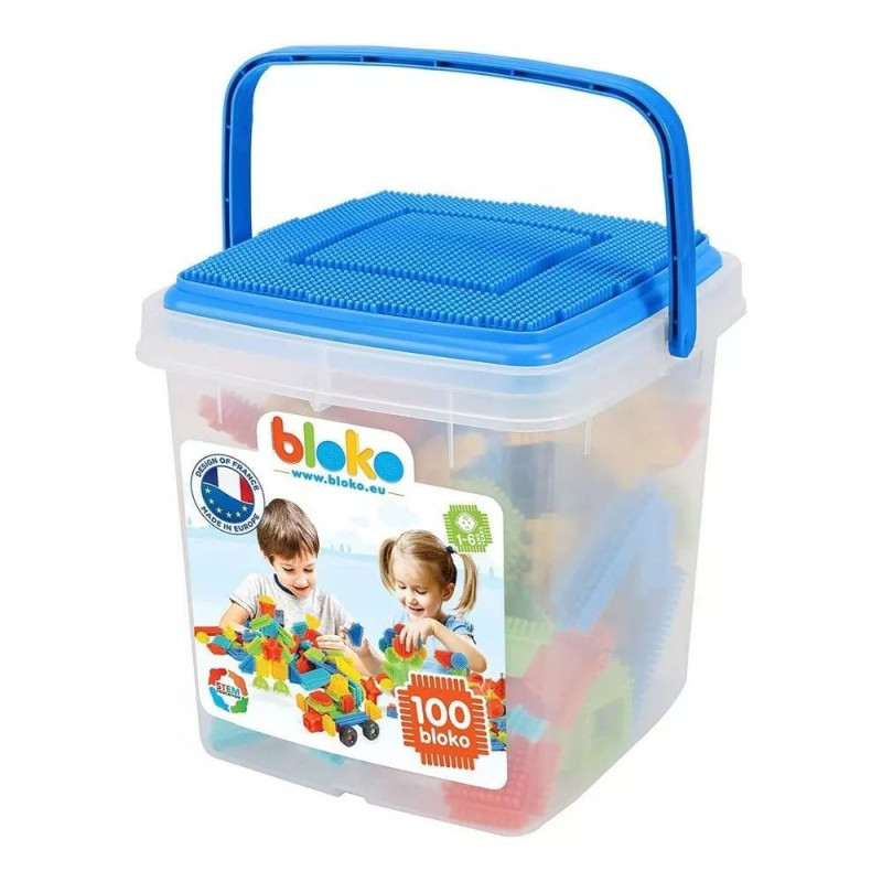 BLOKO - BARIL BLEU 100 PCS