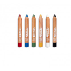 CRAYONS DE MAQUILLAGE X6 - ARC-EN-CIEL