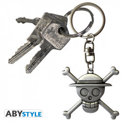 ONE PIECE - PORTE-CLES 3D SKULL LUFFY