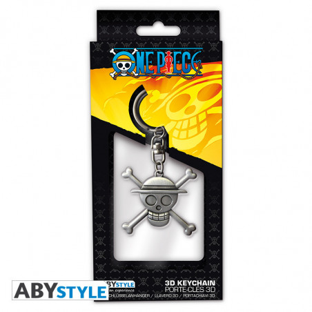 ONE PIECE - PORTE-CLES 3D SKULL LUFFY