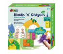BLOCKS 'N CRAYONS 12 CRAYONS