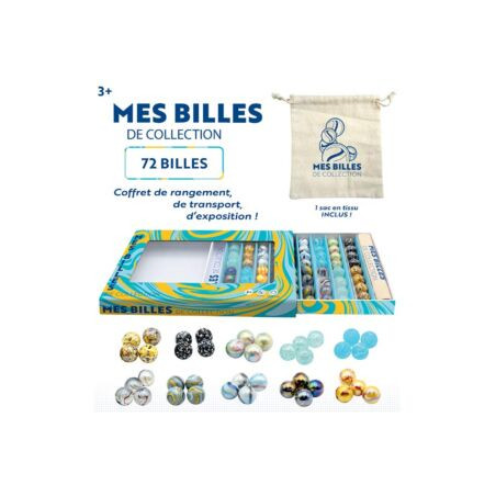 COFRET 72 BILLES DE COLLECTION