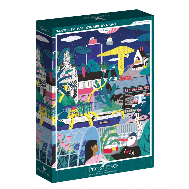 PUZZLE 1000P - NANTES EXTRAORDINAIRE DE NUIT PUZZLE 1000P - NANTES EXTRAORDINAIRE DE NUIT
