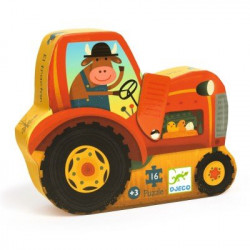 PUZZLE 16P - TRACTEUR - FSC MIX