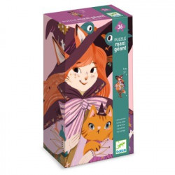 PUZZLE 36P MAXI GEANT - LILY LA SORCIERE + 1 MINIATURE