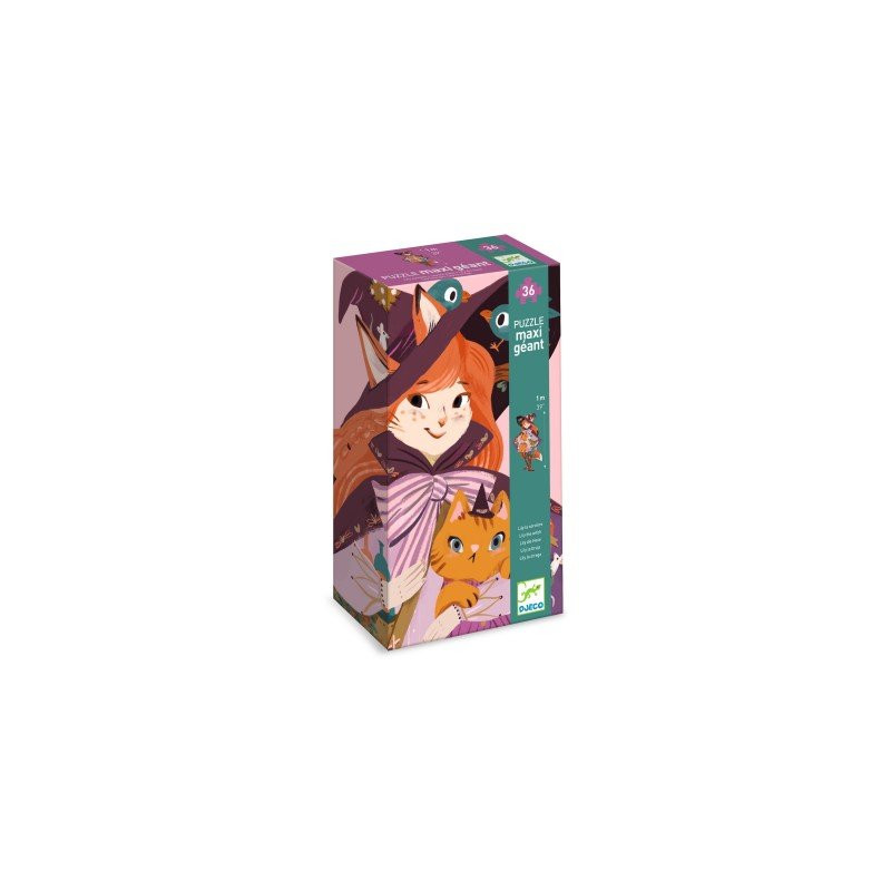 PUZZLE 36P MAXI GEANT - LILY LA SORCIERE + 1 MINIATURE PUZZLE 36P MAXI GEANT - LILY LA SORCIERE + 1 MINIATURE