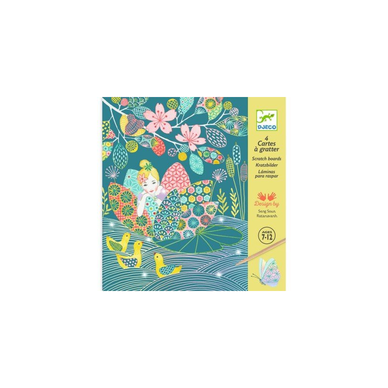 CARTES A GRATTER - L'ETANG - FSC MIX (PACKAGING)