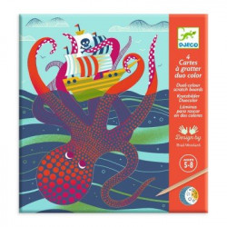 CARTES A GRATTER - DESSUS - DESSOUS - FSC MIX