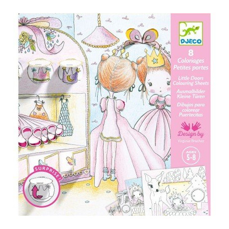 COLORIAGES - LES PETITES PORTES DE PUPI - FSC MIX