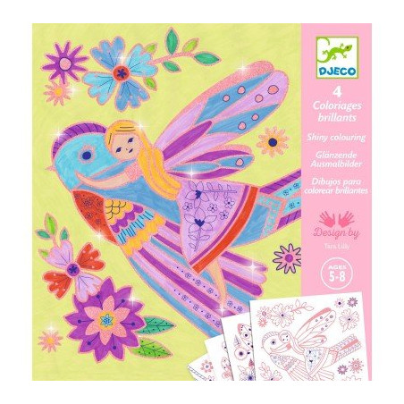COLORIAGES BRILLANTS - PETITES AILES - FSC MIX