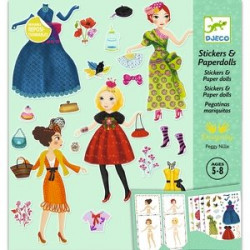 STICKERS ET PAPERDOLLS - TROP MODE - FSC MIX