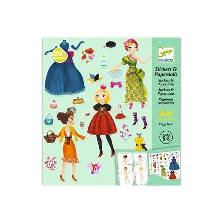 STICKERS ET PAPERDOLLS - TROP MODE - FSC MIX