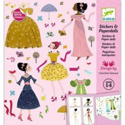 STICKERS ET PAPERDOLLS - ROBES DES 4 SAISONS - FSC MIX