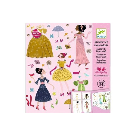 STICKERS ET PAPERDOLLS - ROBES DES 4 SAISONS - FSC MIX
