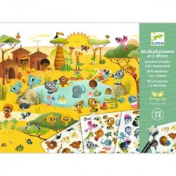 DECALCOMANIES - SAVANE, DESERT ET POLE NORD - FSC MIX