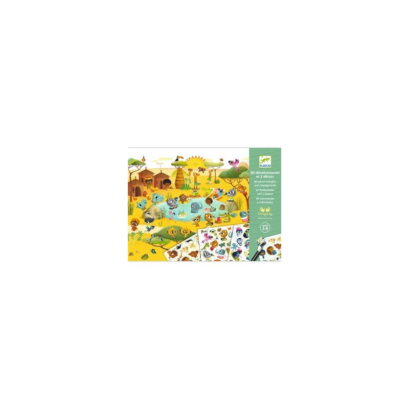 DECALCOMANIES - SAVANE, DESERT ET POLE NORD - FSC MIX DECALCOMANIES - SAVANE, DESERT ET POLE NORD - FSC MIX