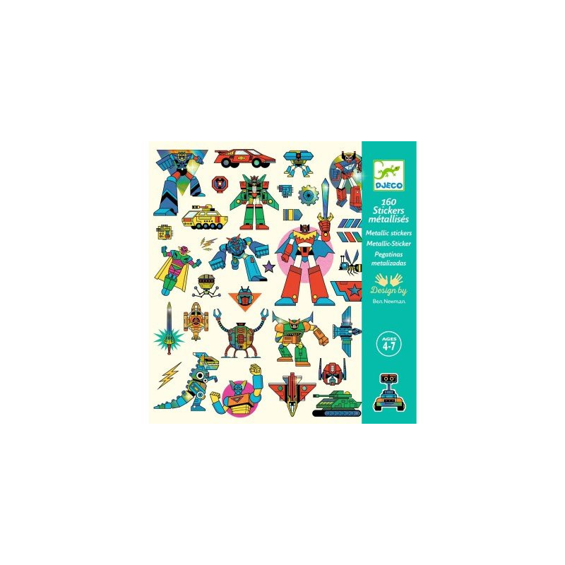 STICKERS - ROBOTS - FSC MIX STICKERS - ROBOTS - FSC MIX
