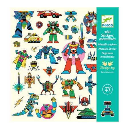 STICKERS - ROBOTS - FSC MIX