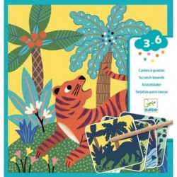 CARTES A GRATTER - GROSSES BETES - FSC MIX (PACKAGING)