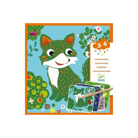 CARTES A GRATTER - PETITES BETES - FSC MIX (PACKAGING)