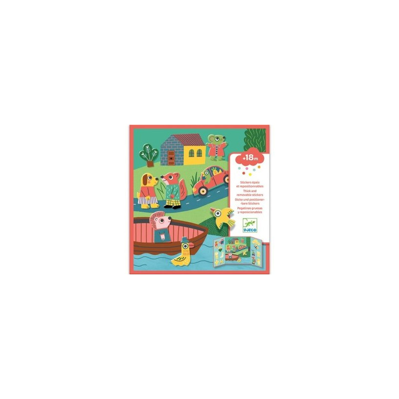 STICKERS - LES ANIMAUX - FSC MIX (PACKAGING)