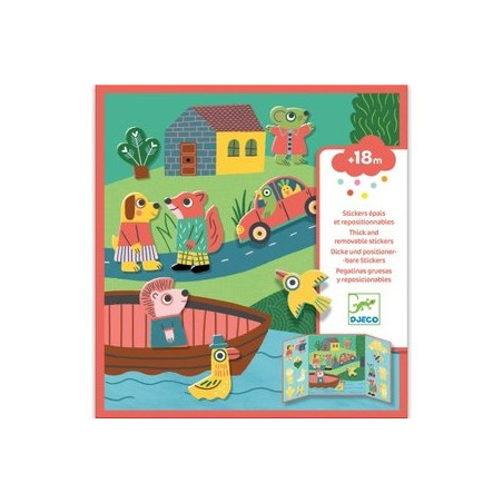 STICKERS - LES ANIMAUX - FSC MIX (PACKAGING)