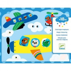 COLORIAGES MAGIQUES - CACHE DANS LE CIEL