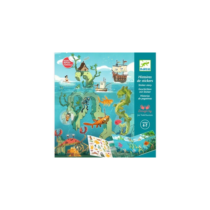 STICKERS - LES AVENTURES EN MER - FSC MIX