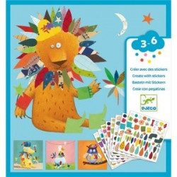 STICKERS - CREER DES ANIMAUX - FSC MIX
