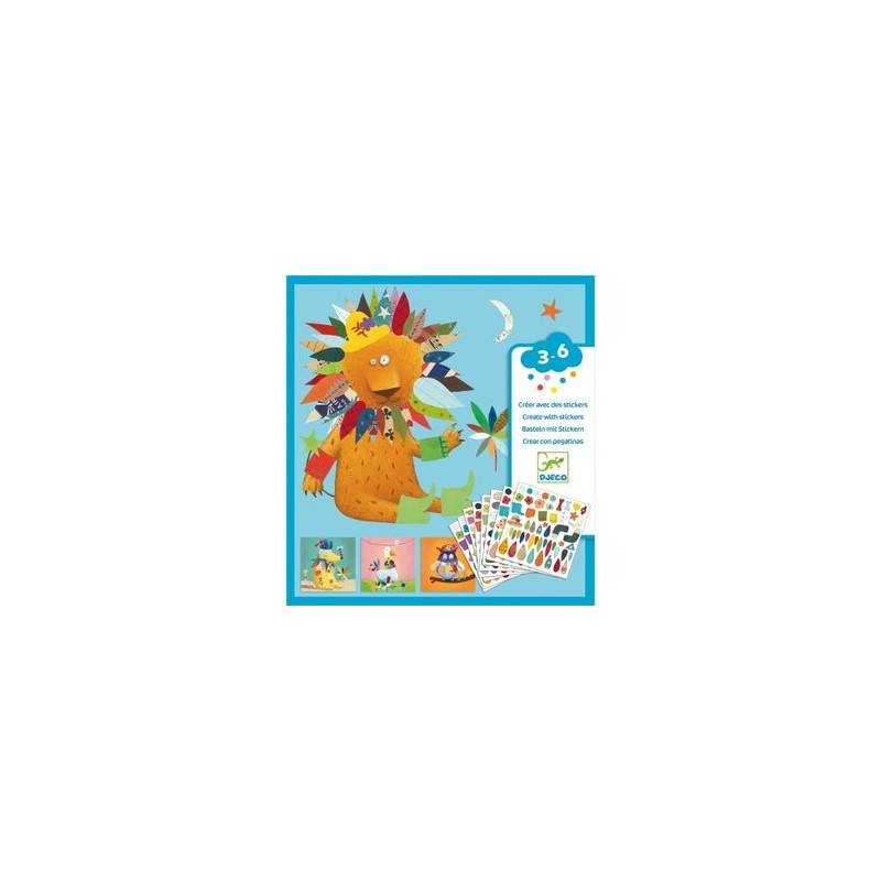 STICKERS - CREER DES ANIMAUX - FSC MIX