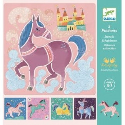 POCHOIRS - CHEVAUX - FSC MIX (PACKAGING)