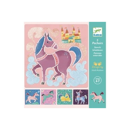 POCHOIRS - CHEVAUX - FSC MIX (PACKAGING)