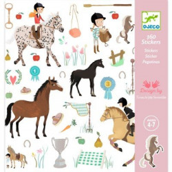 STICKERS - LES CHEVAUX - FSC MIX (PACKAGING)