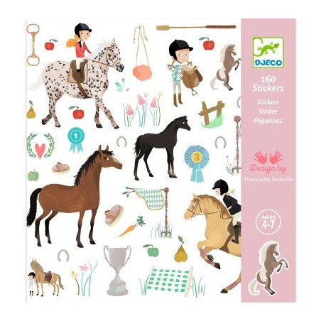 STICKERS - LES CHEVAUX - FSC MIX (PACKAGING)