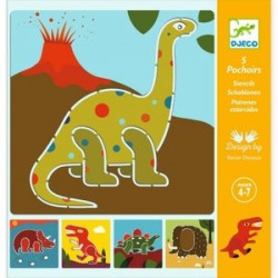 POCHOIRS - DINOSAURES - FSC MIX (PACKAGING)