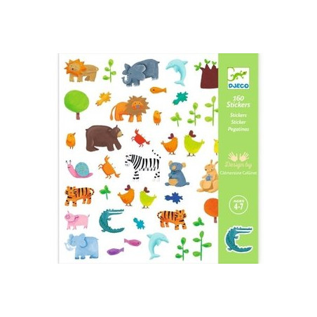 STICKERS - ANIMAUX - FSC MIX (PACKAGING)