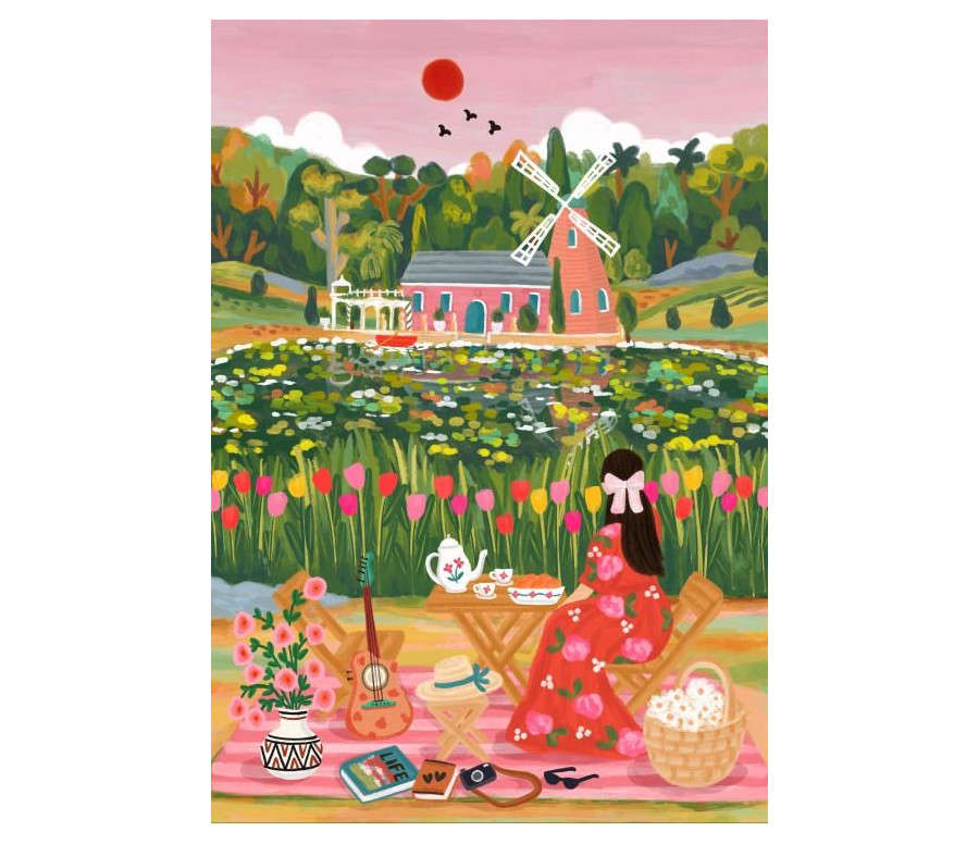 PUZZLE 1000P - AU LAC PUZZLE 1000P - AU LAC