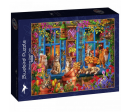 PUZZLE 1000P - CHATS SUR LE REBORD DE LA FENETRE