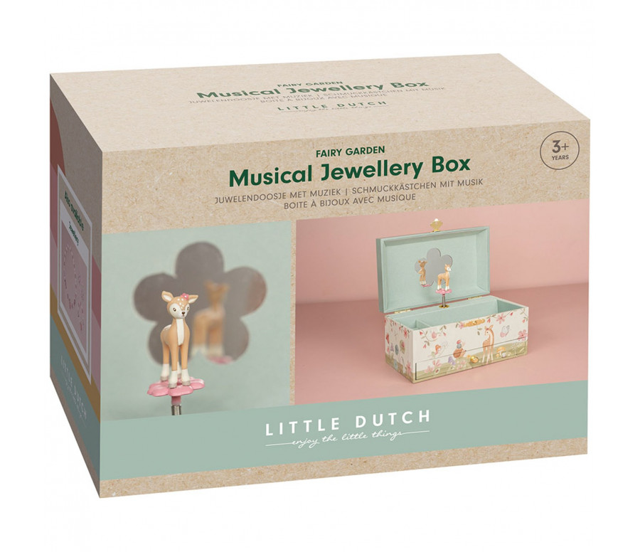 GRANDE BOITE A BIJOUX MUSICALE - FAIRY GARDEN GRANDE BOITE A BIJOUX MUSICALE - FAIRY GARDEN