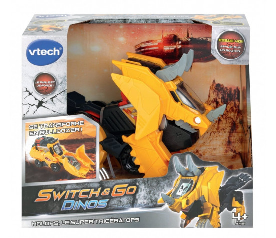 SWITCH&GO DINOS - MOLOPS, SUPER TRICERATOPS