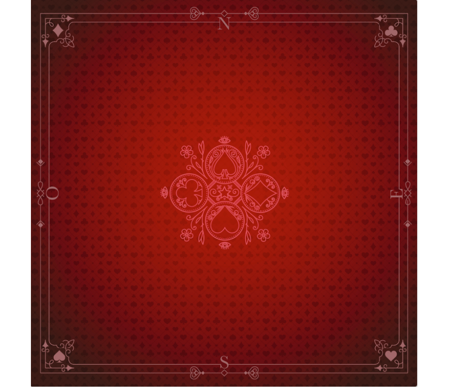TAPIS DE JEU NEOPRENE 60X60 - ROUGE
