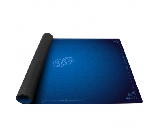 TAPIS DE JEU NEOPRENE 90X70 - D20 BLEU SAPHIR