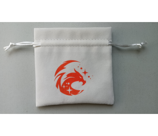 BOURSE EN VELOURS POUR DES - DRAGON