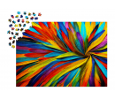 PUZZLE 1000P - COLORFUL FEATHERS