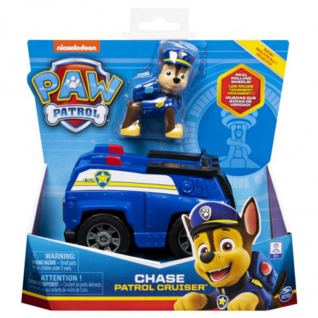 VEHICULE + FIGURINE CHASE LA PAT' PATROUILLE