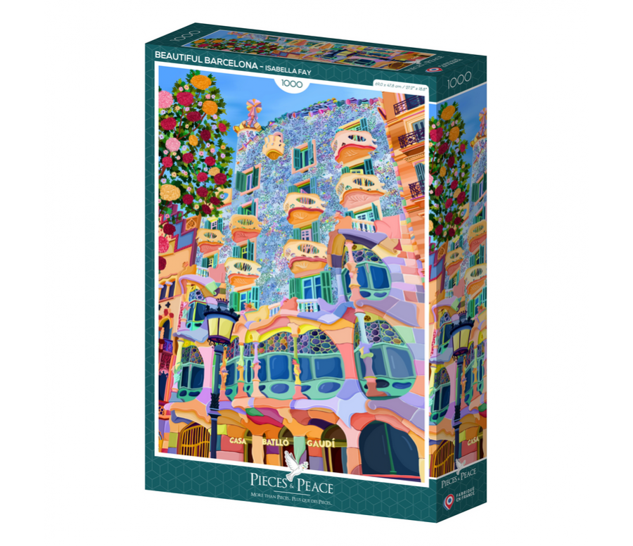 PUZZLE 1000P - MAGNIFIQUE BARCELONE PUZZLE 1000P - MAGNIFIQUE BARCELONE